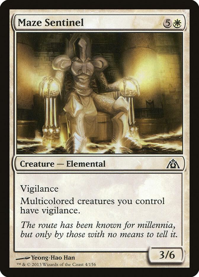 Maze Sentinel 4 card from Dragon's Maze