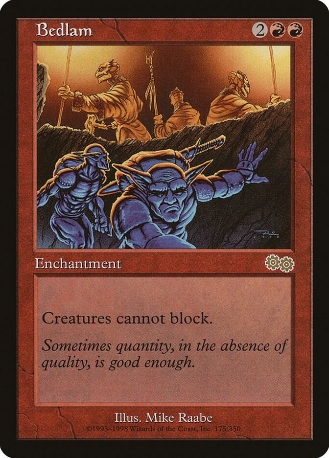 Bedlam 175 card from Urza's Saga