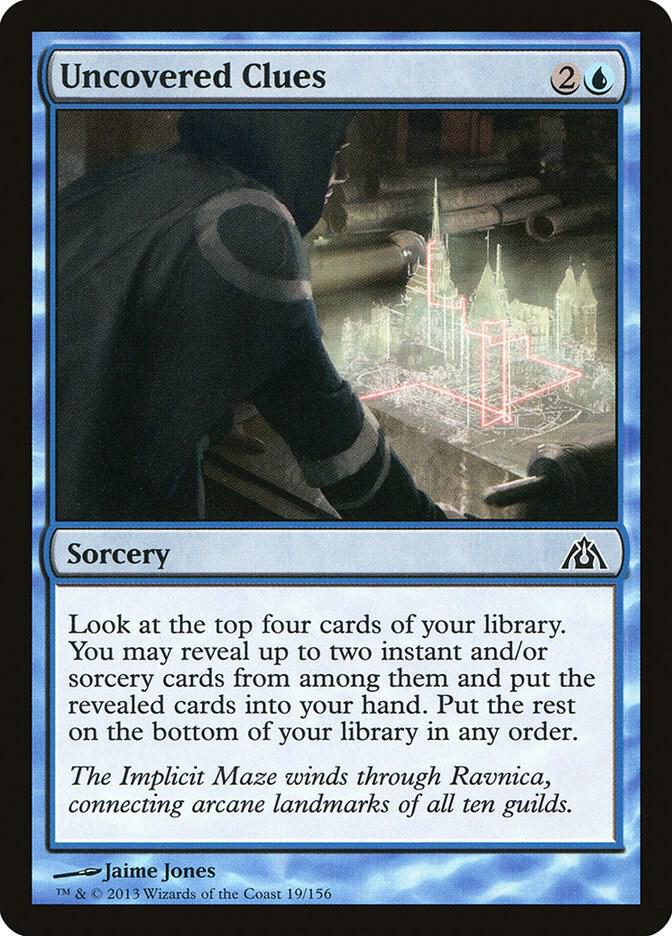 Uncovered Clues 19 card from Dragon's Maze