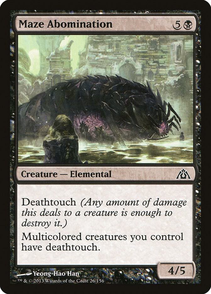 Maze Abomination 26 card from Dragon's Maze