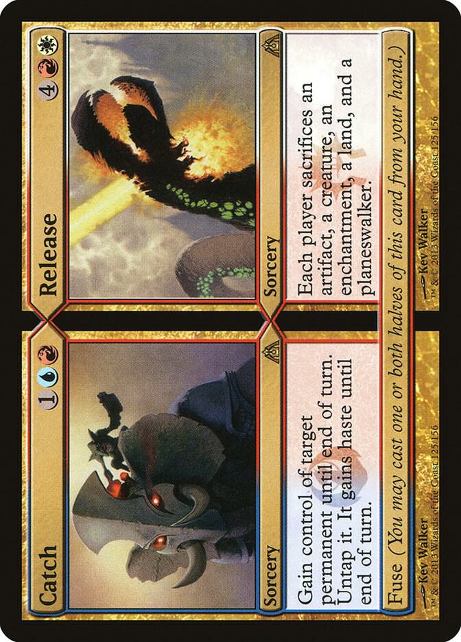 Catch // Release 125 card from Dragon's Maze