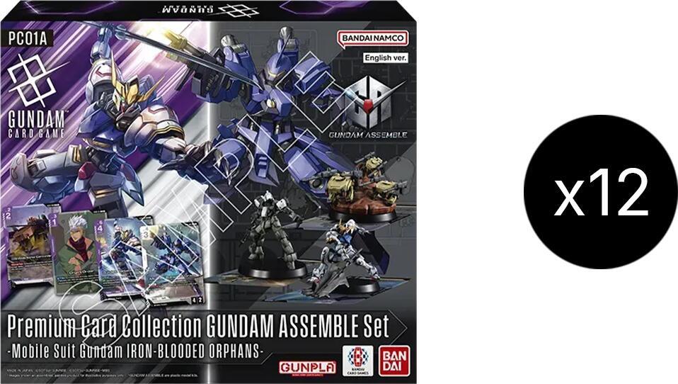 Premium Card Collection GUNDAM ASSEMBLE Case - Mobile Suit Gundam: Iron-Blooded Orphans - [PC01A] card from Gundam Promotional Cards
