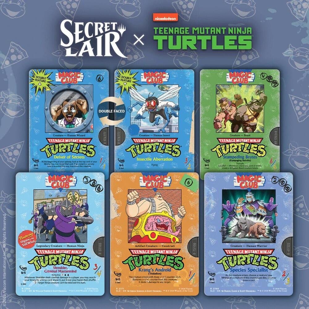 Secret Lair Drop: Secret Lair x Teenage Mutant Ninja Turtles: VHS Villains - Non-Foil Edition card from Secret Lair Drop Series