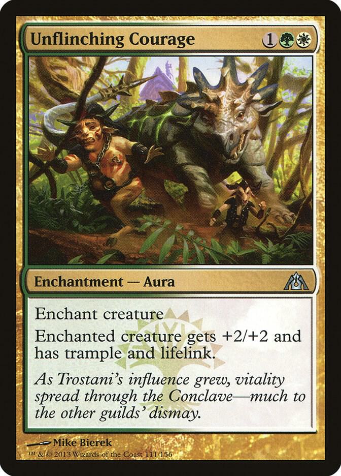 Unflinching Courage 111 card from Dragon's Maze