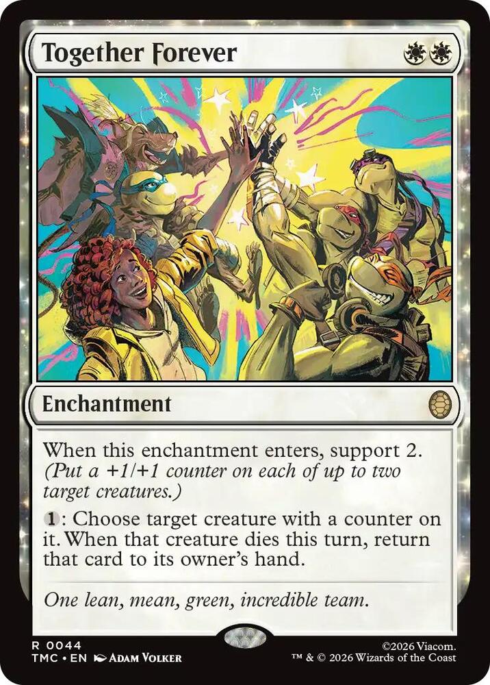 Together Forever 44 card from Commander: Teenage Mutant Ninja Turtles