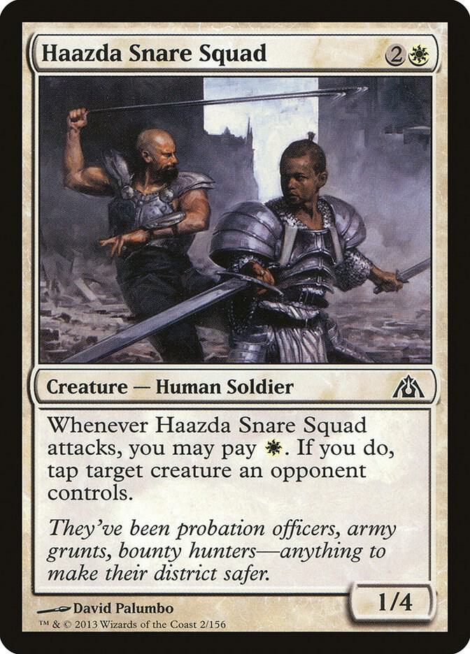 Haazda Snare Squad 2 card from Dragon's Maze
