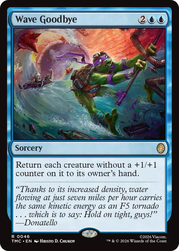 Wave Goodbye 46 card from Commander: Teenage Mutant Ninja Turtles