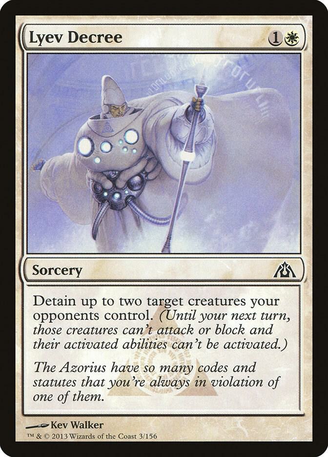 Lyev Decree 3 card from Dragon's Maze