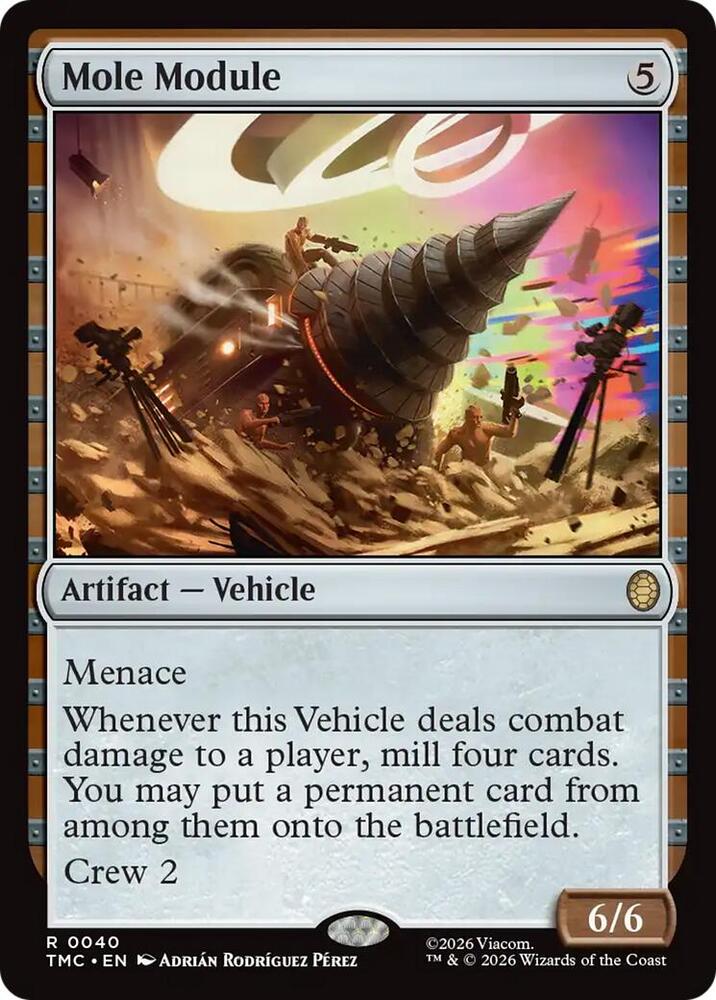 Mole Module 40 card from Commander: Teenage Mutant Ninja Turtles