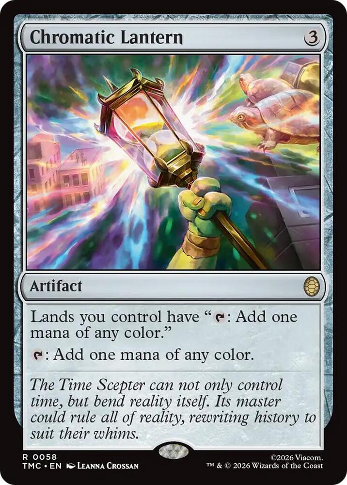 Chromatic Lantern 58 card from Commander: Teenage Mutant Ninja Turtles