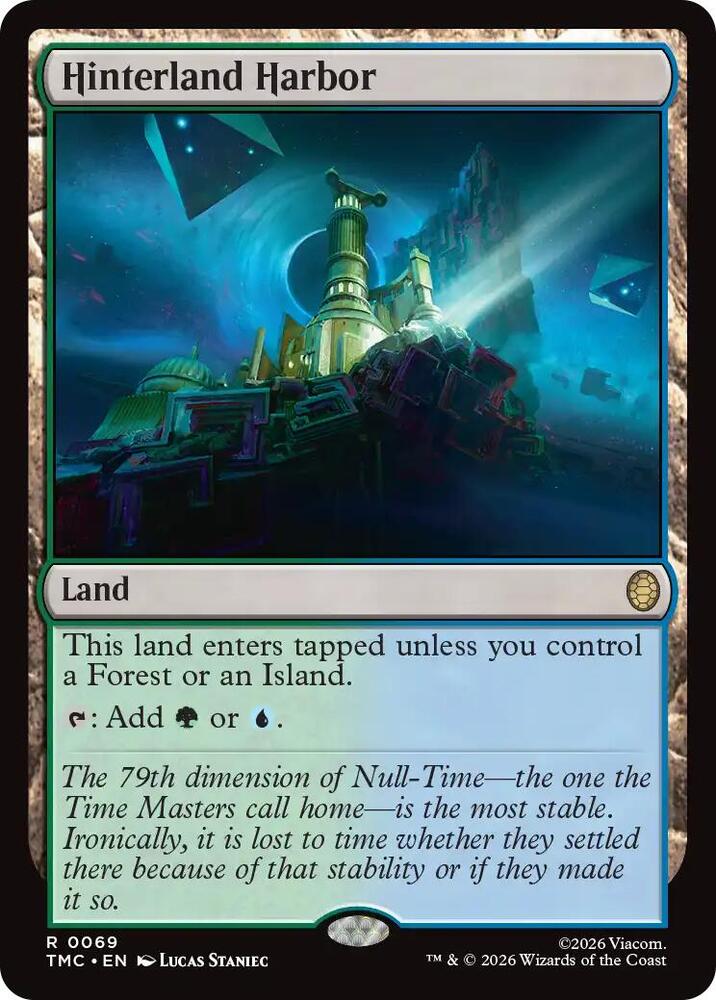 Hinterland Harbor 69 card from Commander: Teenage Mutant Ninja Turtles