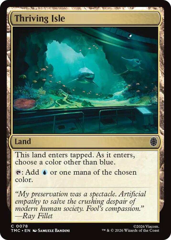 Thriving Isle 78 card from Commander: Teenage Mutant Ninja Turtles
