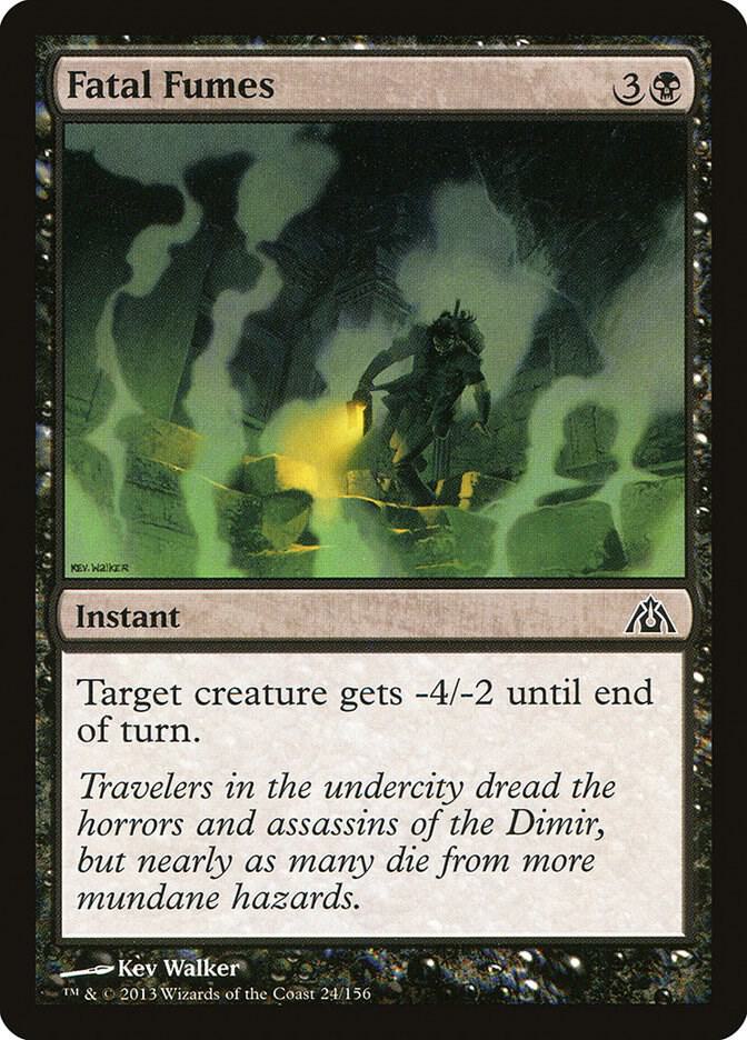 Fatal Fumes 24 card from Dragon's Maze