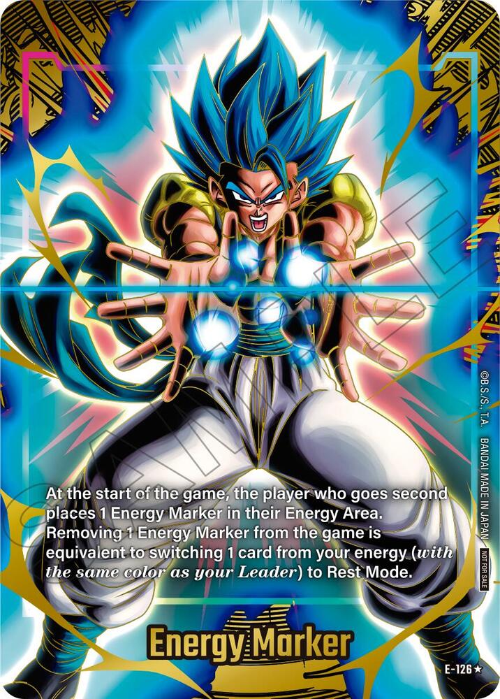 Energy Marker (Gold) E-126 card from Fusion World Energy Markers