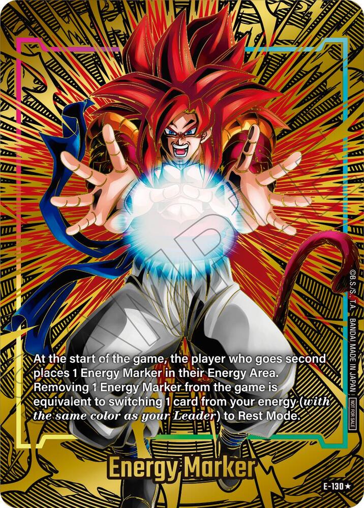 Energy Marker (Gold) E-130 card from Fusion World Energy Markers