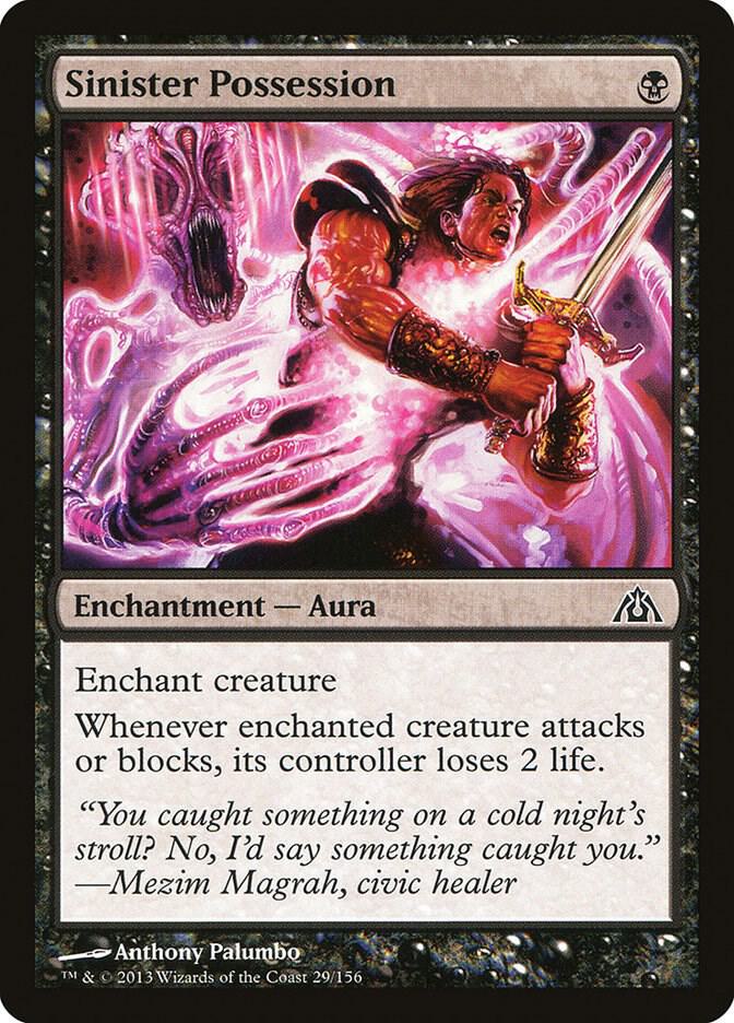 Sinister Possession 29 card from Dragon's Maze