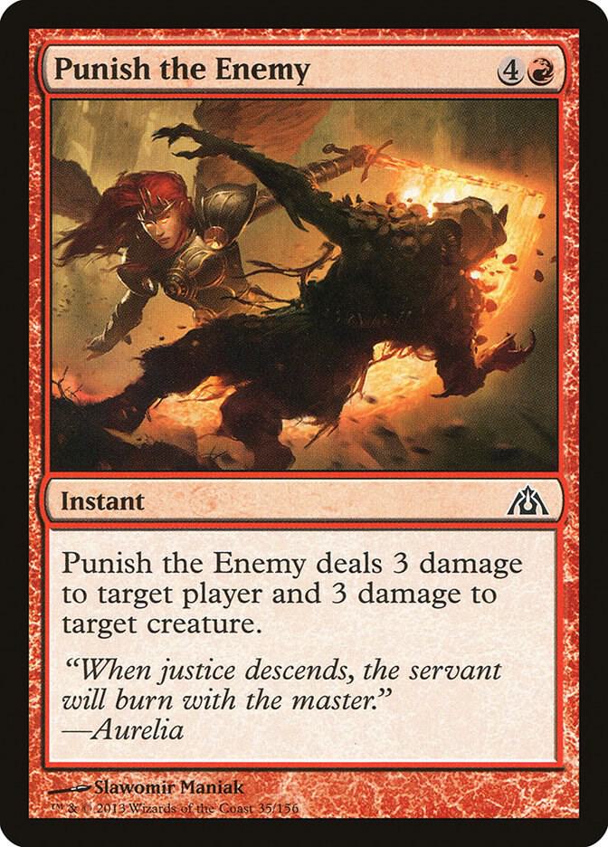 Punish the Enemy 35 card from Dragon's Maze
