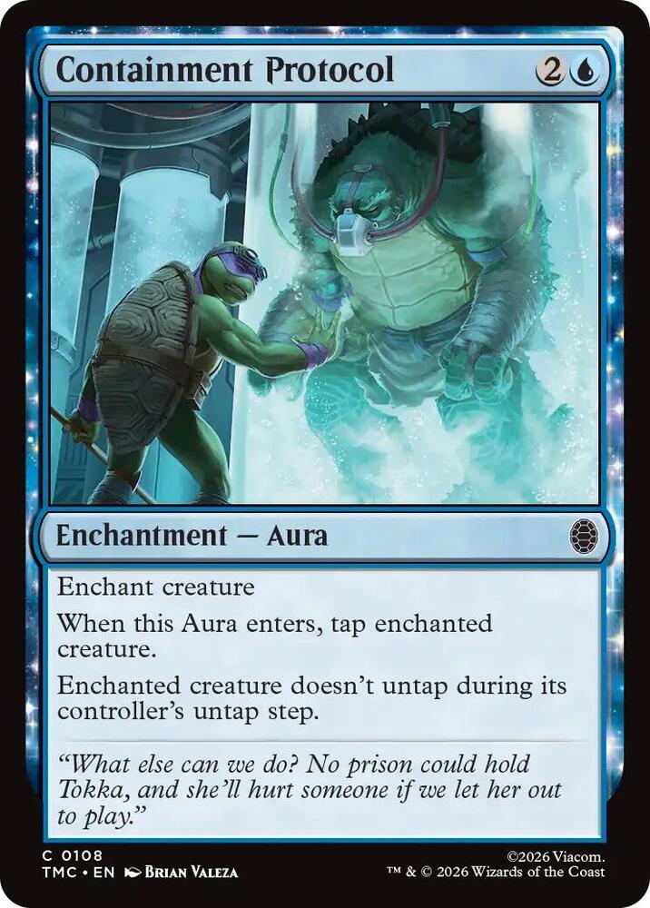 Containment Protocol 108 card from Commander: Teenage Mutant Ninja Turtles