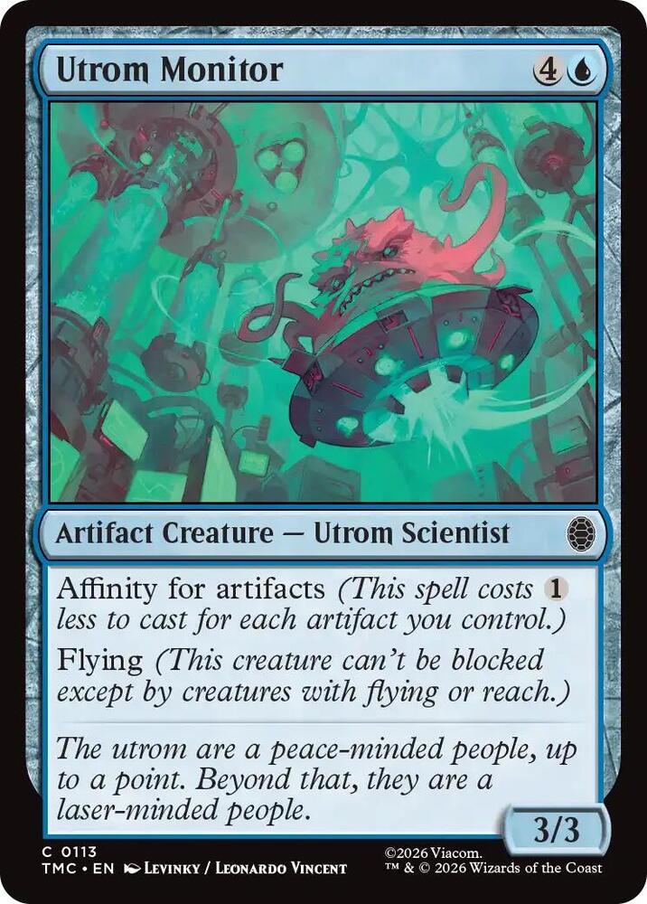 Utrom Monitor 113 card from Commander: Teenage Mutant Ninja Turtles