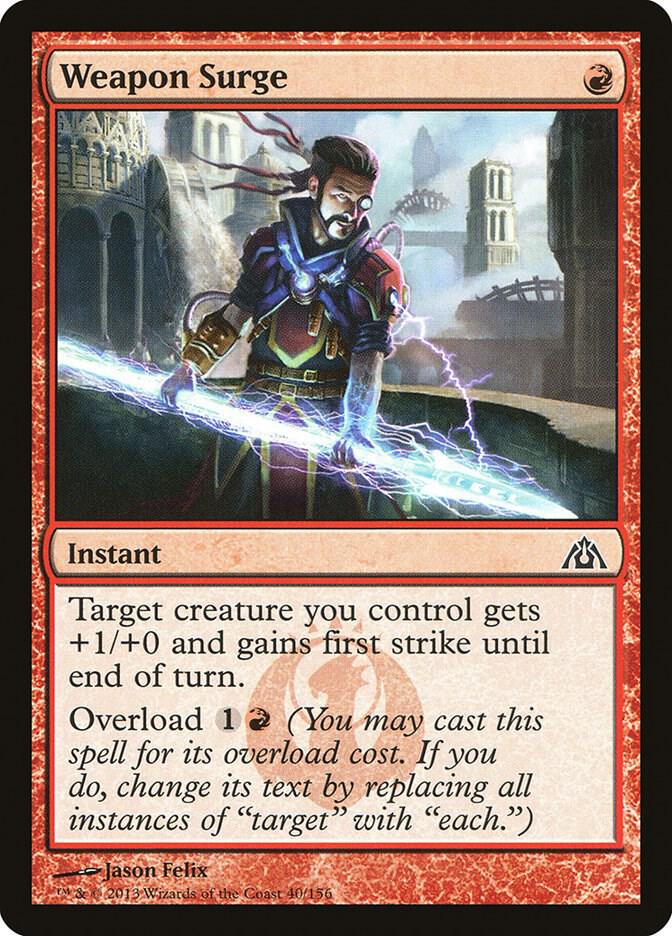 Weapon Surge 40 card from Dragon's Maze