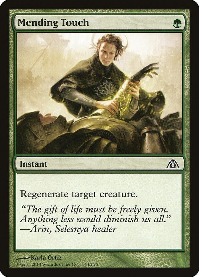 Mending Touch 44 card from Dragon's Maze