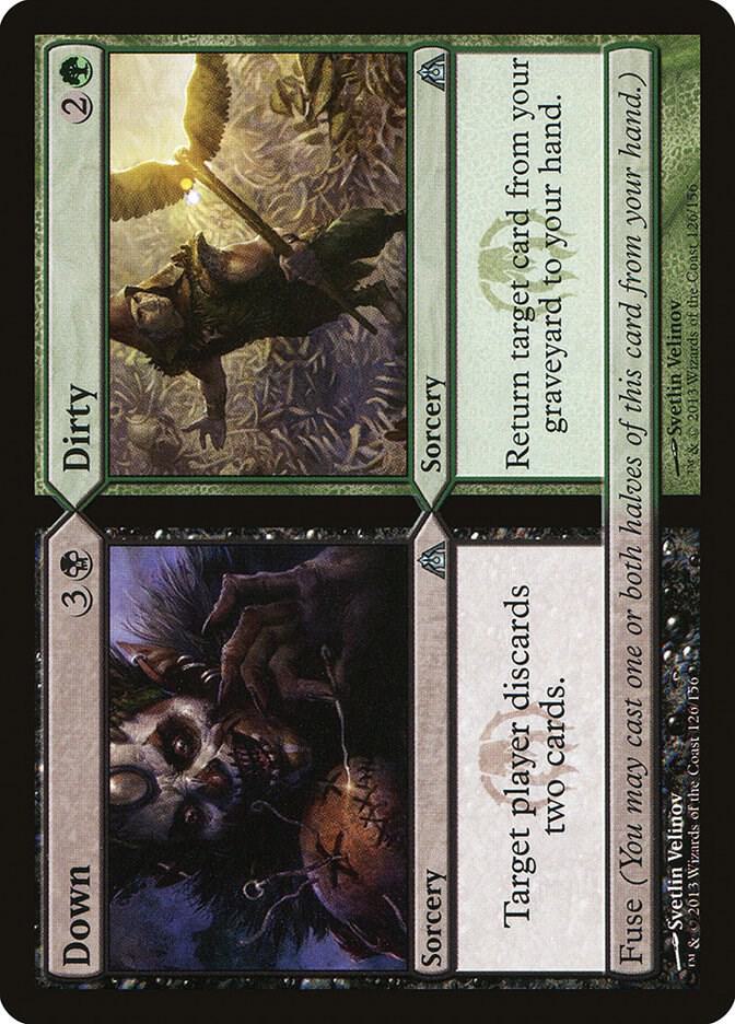 Down // Dirty 126 card from Dragon's Maze