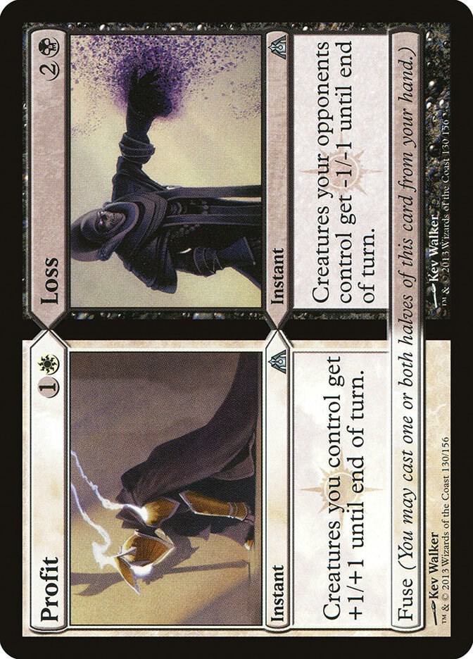 Profit // Loss 130 card from Dragon's Maze