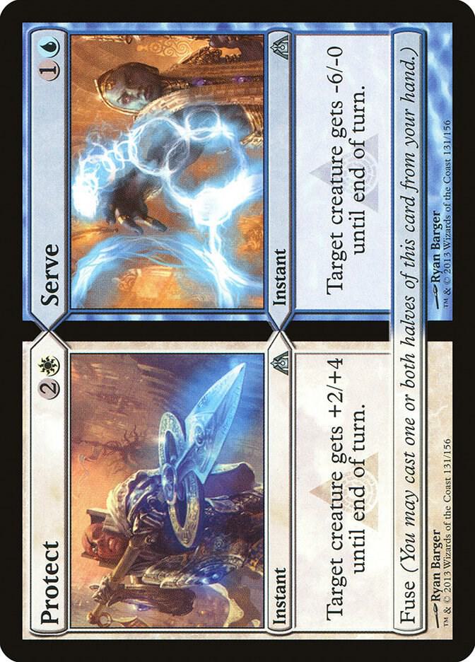 Protect // Serve 131 card from Dragon's Maze