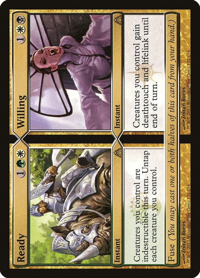 Ready // Willing 132 card from Dragon's Maze