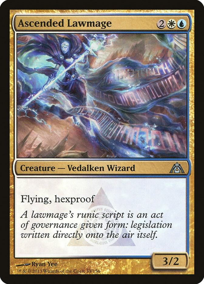 Ascended Lawmage 53 card from Dragon's Maze