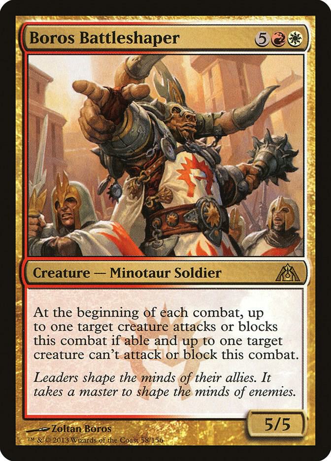 Boros Battleshaper 58 card from Dragon's Maze