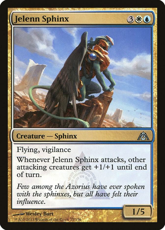 Jelenn Sphinx 77 card from Dragon's Maze