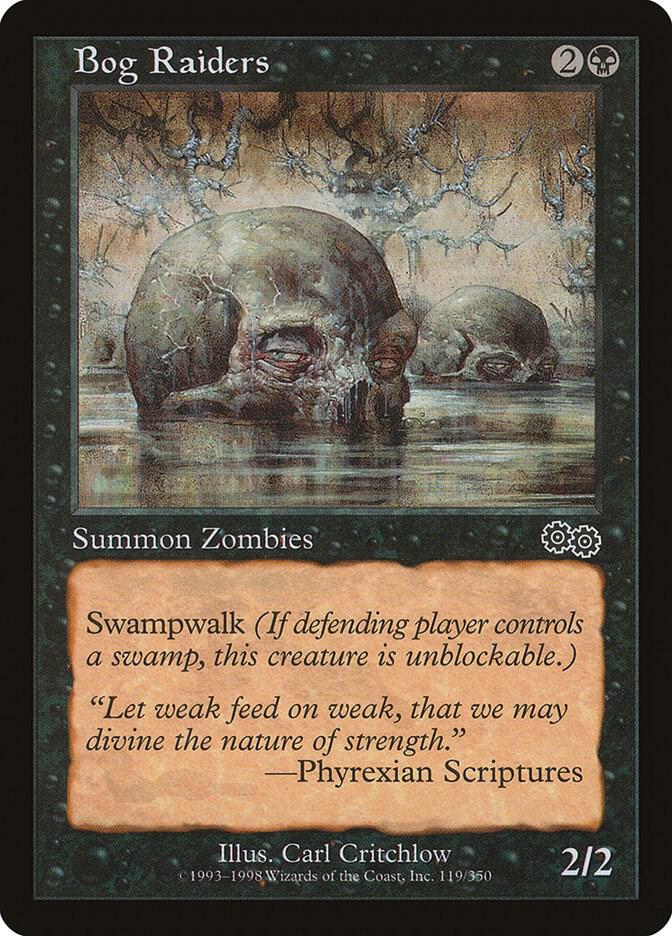 Bog Raiders 119 card from Urza's Saga