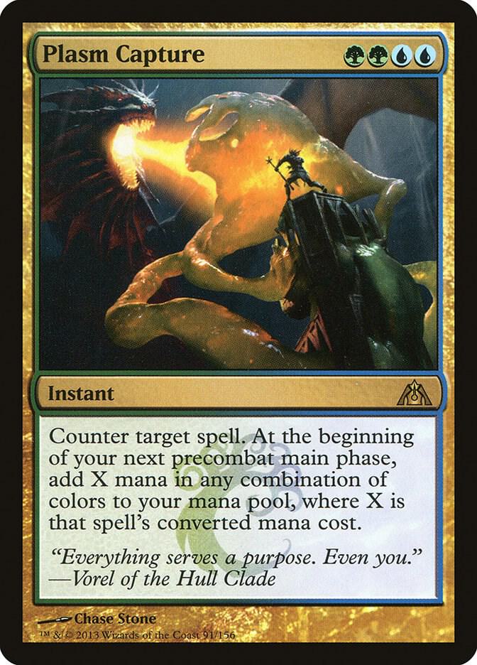 Plasm Capture 91 card from Dragon's Maze