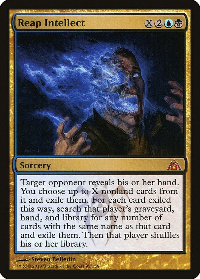 Reap Intellect 95 card from Dragon's Maze