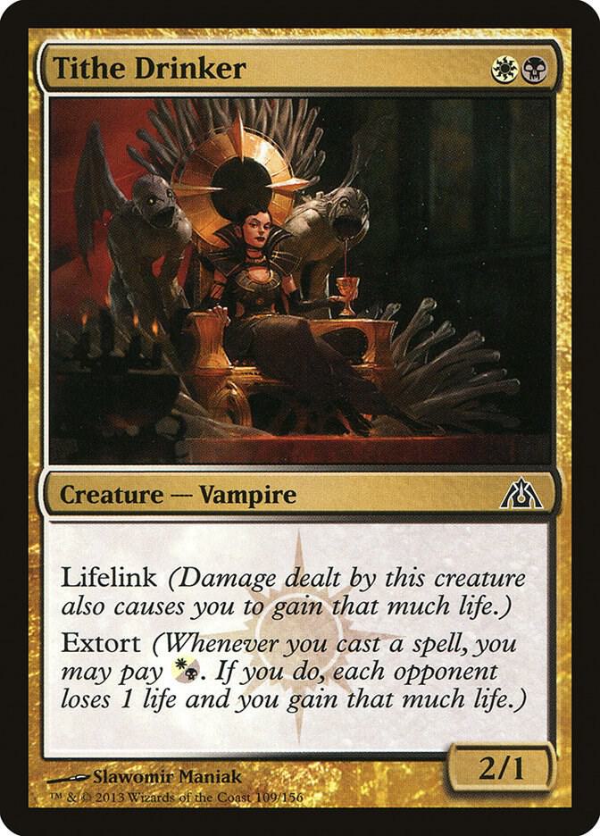 Tithe Drinker 109 card from Dragon's Maze