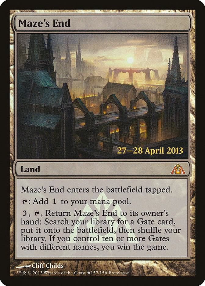 Maze's End 152 card from Prerelease Cards