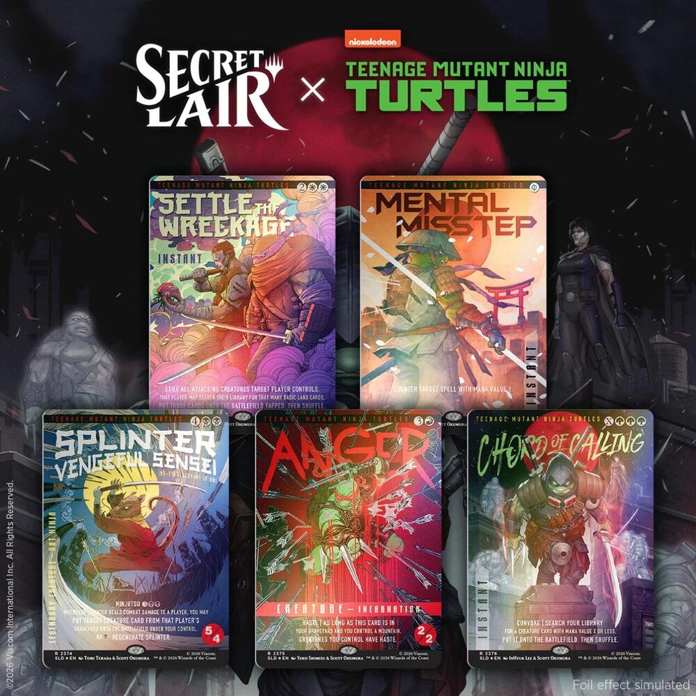 Secret Lair Drop: Secret Lair x Teenage Mutant Ninja Turtles: The Last Ronin - Traditional Foil Edition card from Secret Lair Drop Series