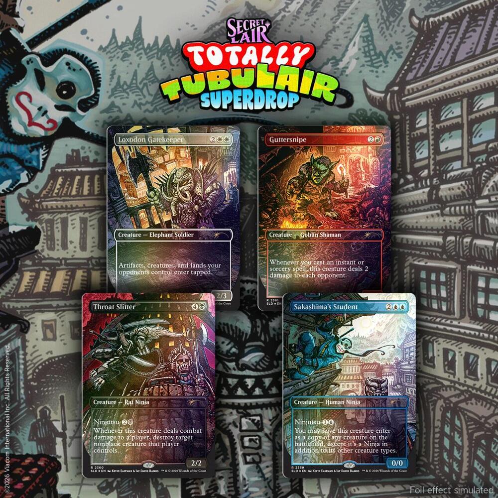 Secret Lair Drop: Featuring: Kevin Eastman (Colors) - Traditional Foil Edition card from Secret Lair Drop Series