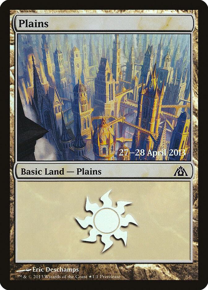 Plains (Dragon's Maze) 1 card from Prerelease Cards