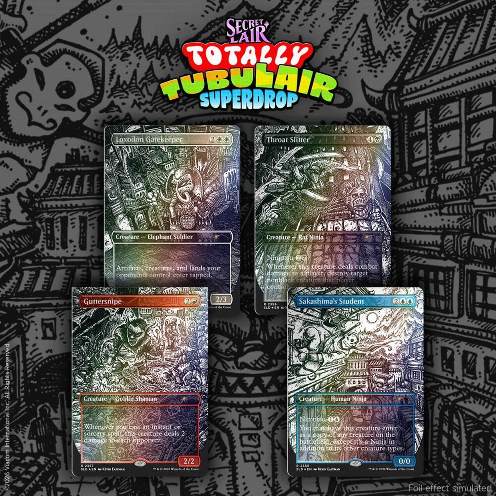 Secret Lair Drop: Featuring: Kevin Eastman (Inks) - Traditional Foil Edition card from Secret Lair Drop Series