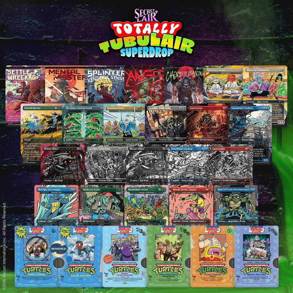 Secret Lair Drop: Totally TubuLair Superdrop: Heroes in a Half Shell Non-Foil Bundle card from Secret Lair Drop Series
