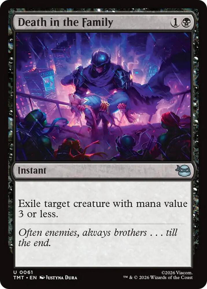 Death in the Family 61 card from Teenage Mutant Ninja Turtles