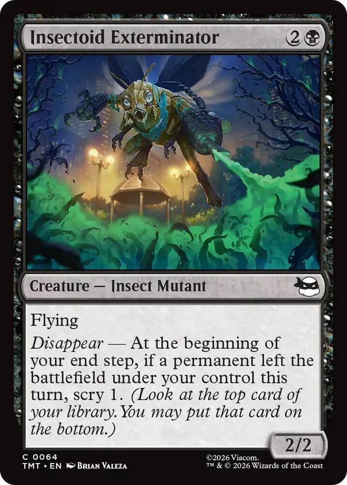 Insectoid Exterminator 64 card from Teenage Mutant Ninja Turtles