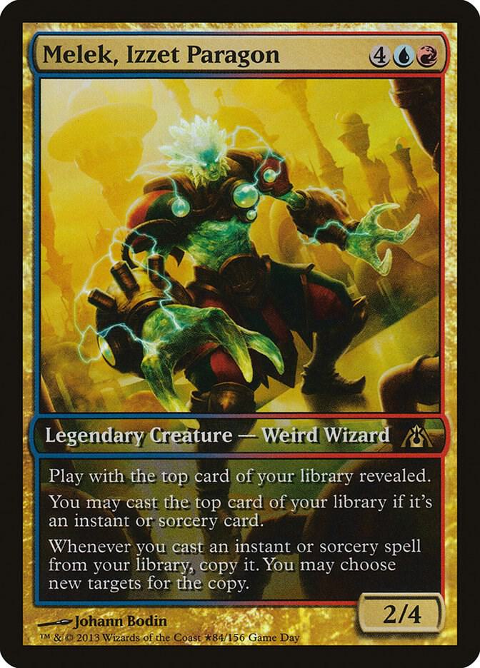 Melek, Izzet Paragon 84 card from Game Day & Store Championship Promos