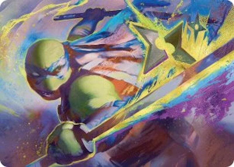 Leonardo's Technique Art Card 2 card from Art Series: Teenage Mutant Ninja Turtles