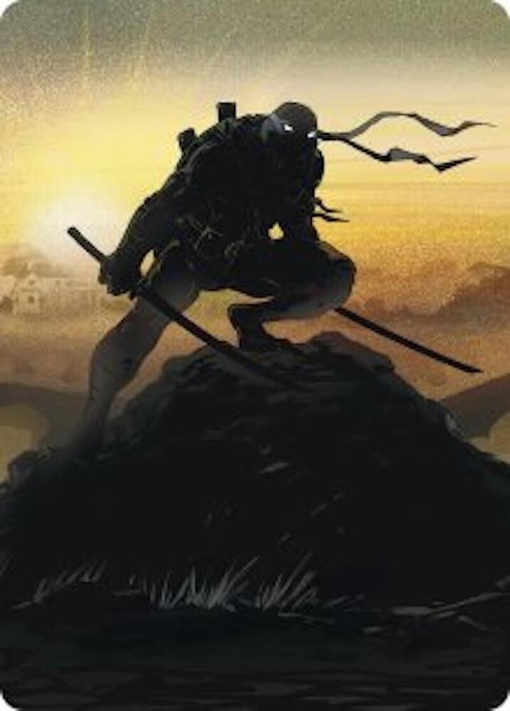 Leonardo, Sewer Samurai Art Card (20/54) card from Art Series: Teenage Mutant Ninja Turtles