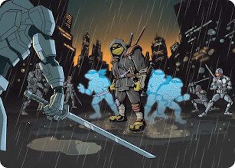 The Last Ronin's Technique Art Card 23 card from Art Series: Teenage Mutant Ninja Turtles