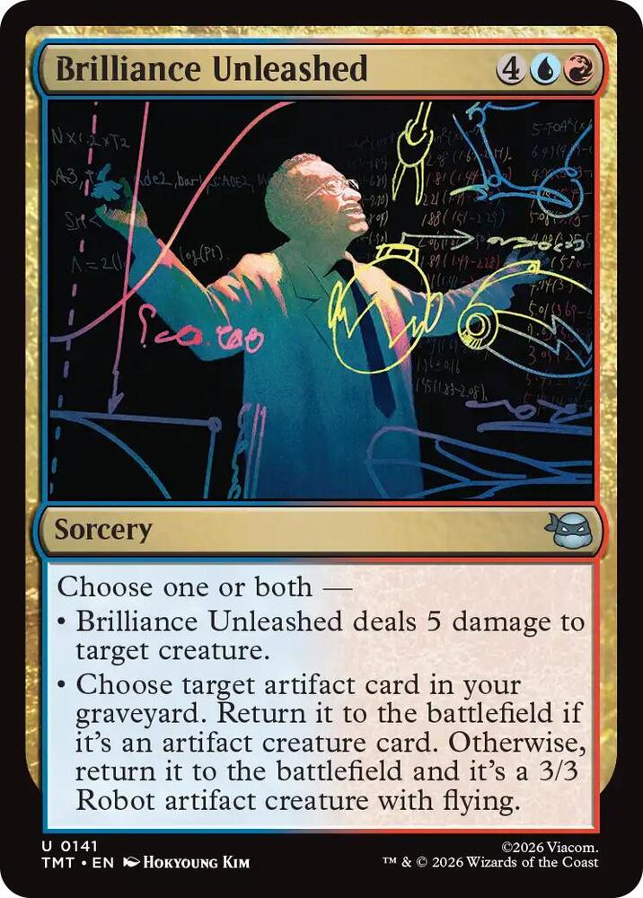 Brilliance Unleashed 141 card from Teenage Mutant Ninja Turtles
