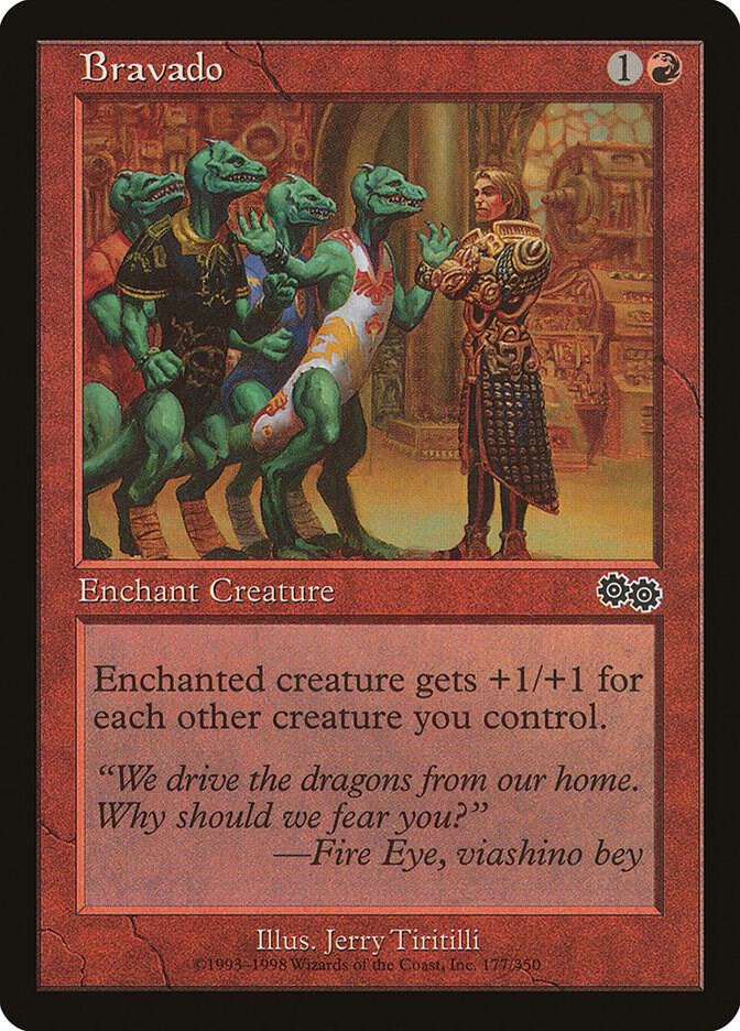 Bravado 177 card from Urza's Saga
